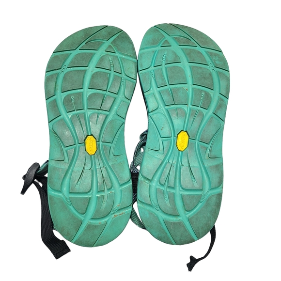Chaco ZX/2 Classic Sandals Dagger Chevron Teal - Picture 6 of 6